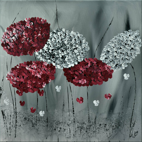 Hydrangea di Edelgard Schroer, Pittura in vendita su Singulart