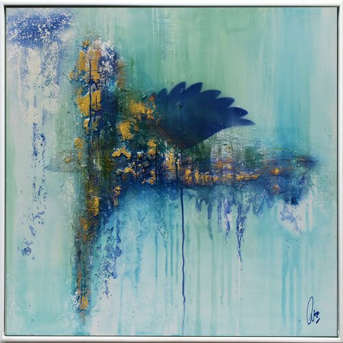 Blue Dove van Edelgard Schroer, Schilderij te koop op Singulart
