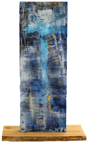 Blue Wishes di Edelgard Schroer, Pittura in vendita su Singulart