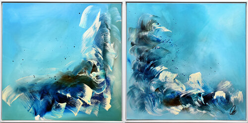 Meeting van Edelgard Schroer, Schilderij te koop op Singulart