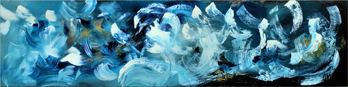 White Feathers van Edelgard Schroer, Schilderij te koop op Singulart