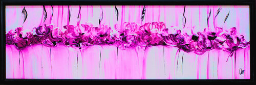 Magenta Rain van Edelgard Schroer, Schilderij te koop op Singulart