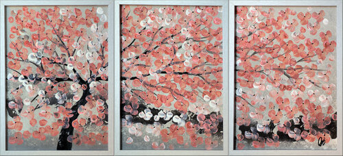 Cherry Blossom Dreams von Edelgard Schroer, Malerei kaufen auf Singulart