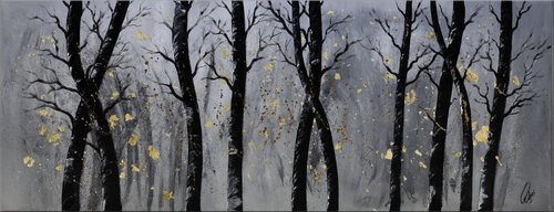 Golden Forest von Edelgard Schroer, Malerei kaufen auf Singulart