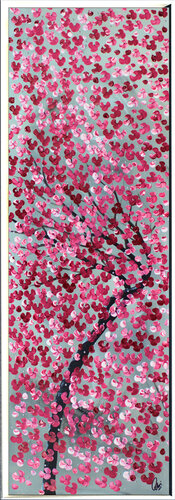 Flammende Blüten by Edelgard Schroer, Painting for Sale on Singulart