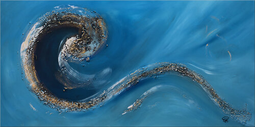 Into the Blue von Edelgard Schroer, Malerei kaufen auf Singulart