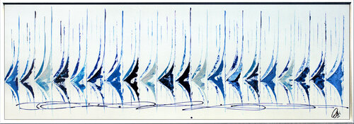 Reflections of Blue van Edelgard Schroer, Schilderij te koop op Singulart