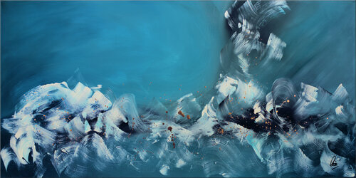 Golden Drops van Edelgard Schroer, Schilderij te koop op Singulart