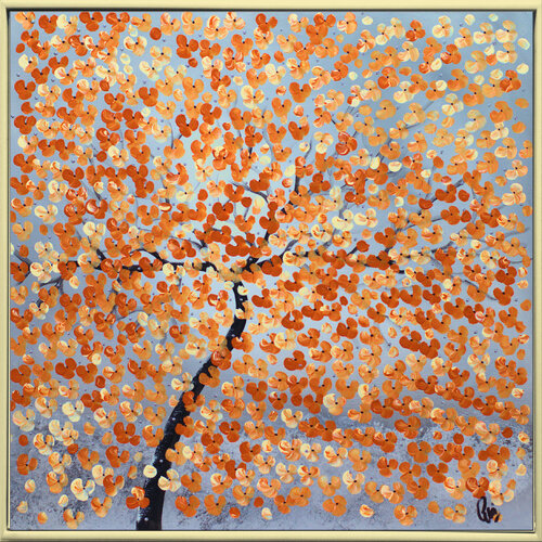 Sakura Kiss by Edelgard Schroer, 油畫 for Sale on Singulart