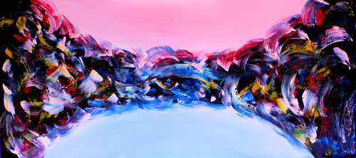 Think positive! de Edelgard Schroer, Pintura a la venta en Singulart