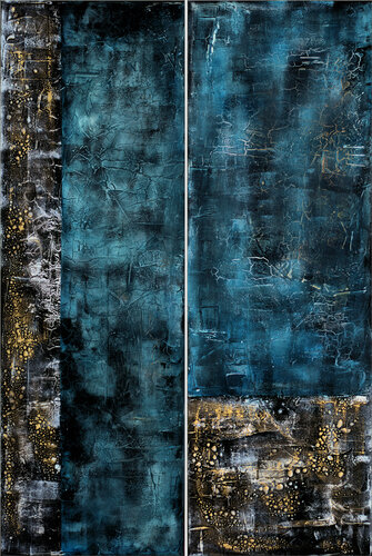 Free Spirit 2 x 30 x 90 x 4,5 cm von Edelgard Schroer, Malerei kaufen auf Singulart