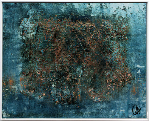 Misty Blue van Edelgard Schroer, Schilderij te koop op Singulart