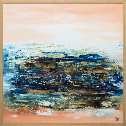 Beneath the Horizon van Edelgard Schroer, Schilderij te koop op Singulart