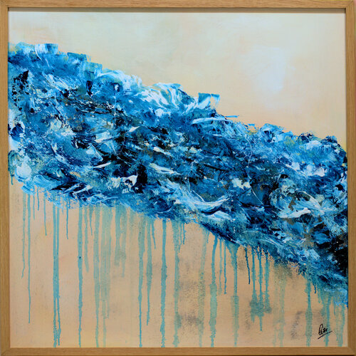 Blue Bloom von Edelgard Schroer, Malerei kaufen auf Singulart
