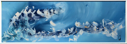 Azure Flow par Edelgard Schroer, Peinture en vente sur Singulart