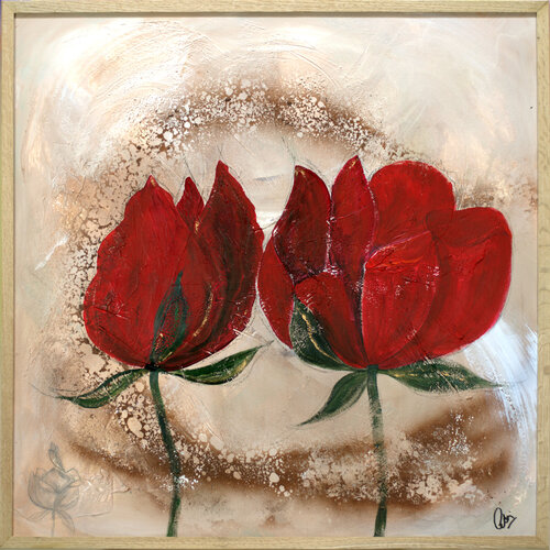 Twin Blossoms von Edelgard Schroer, Malerei kaufen auf Singulart