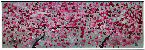 Crimson Blossom von Edelgard Schroer, Malerei kaufen auf Singulart