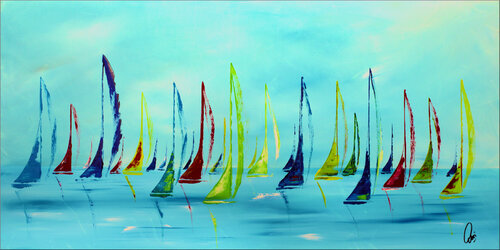 Quiet Regatta von Edelgard Schroer, Malerei kaufen auf Singulart