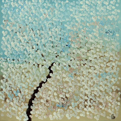 Blossom Whisper by Edelgard Schroer, Painting for Sale on Singulart