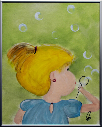 " Lucy " di Edelgard Schroer, Pittura in vendita su Singulart