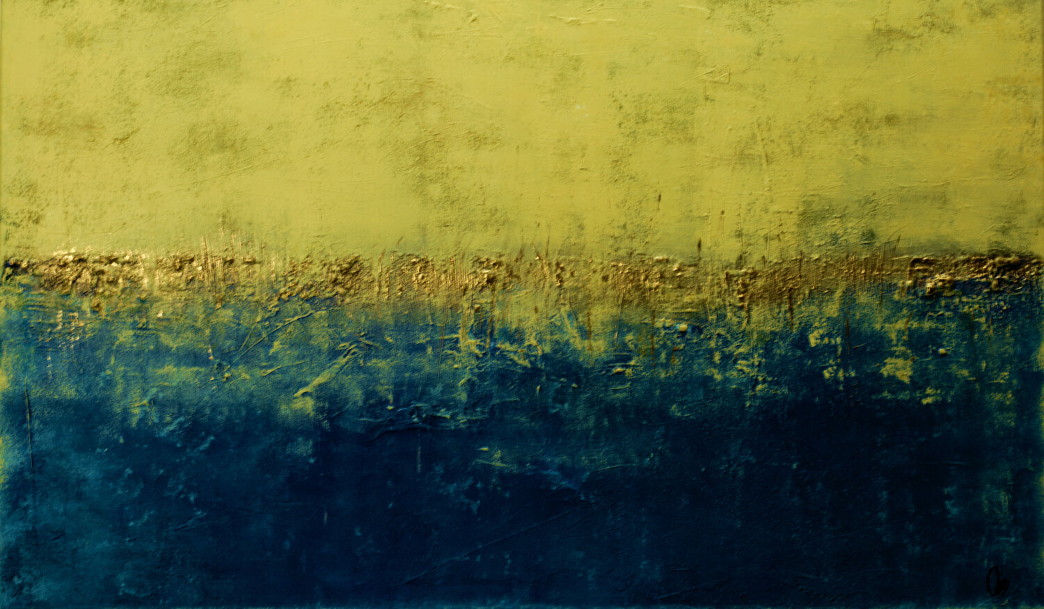 Golden Tide Edelgard Schroer Peinture originale à vendre