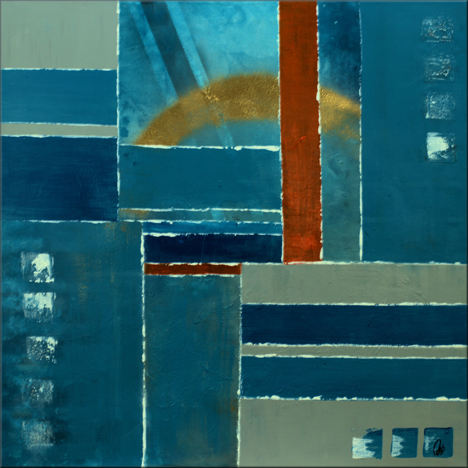 Emerging Horizon Edelgard Schroer Origineel schilderij te koop