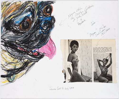 Kooper Du Marilyn Et John Avec Soul Sister by Simone Gad, 紙の作品 for Sale on Singulart