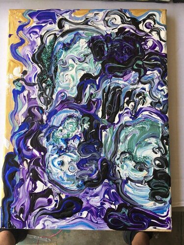 Barcelona Façade van Simone Gad, Schilderij te koop op Singulart