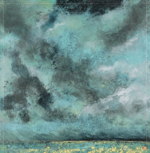 Azure Moment di Wrona Gall, Pittura in vendita su Singulart
