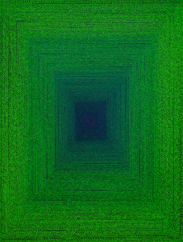 Escape into Emerald Green di Barbara Kolo, Pittura in vendita su Singulart