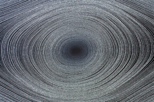Escape Into Carbon Black van Barbara Kolo, Schilderij te koop op Singulart
