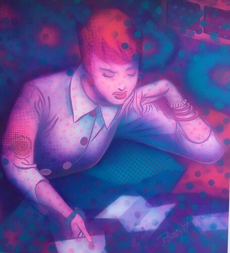 Happy Happy Me de Brigit Coons, Pintura a la venta en Singulart