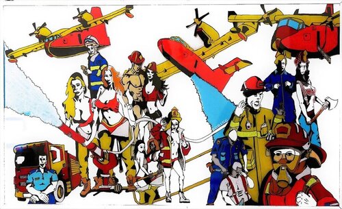 CL 415 by David Boring, Painting for Sale on Singulart