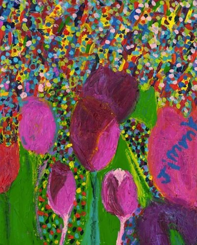 More Tulips de Jimmy Reagan, Pintura a la venta en Singulart