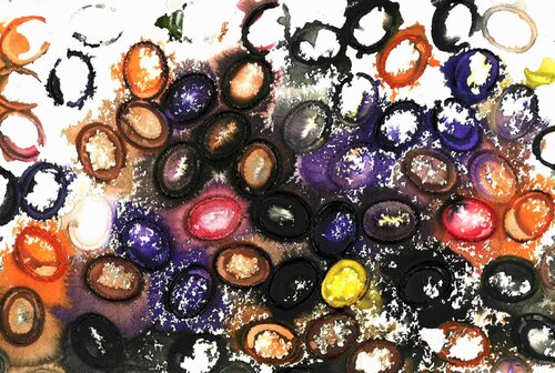 Watercolor Leftovers de Kory Twaddle, Obra en papel a la venta en Singulart