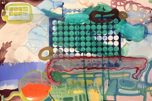 Moving to Kansas City van Kory Twaddle, Werk op papier te koop op Singulart