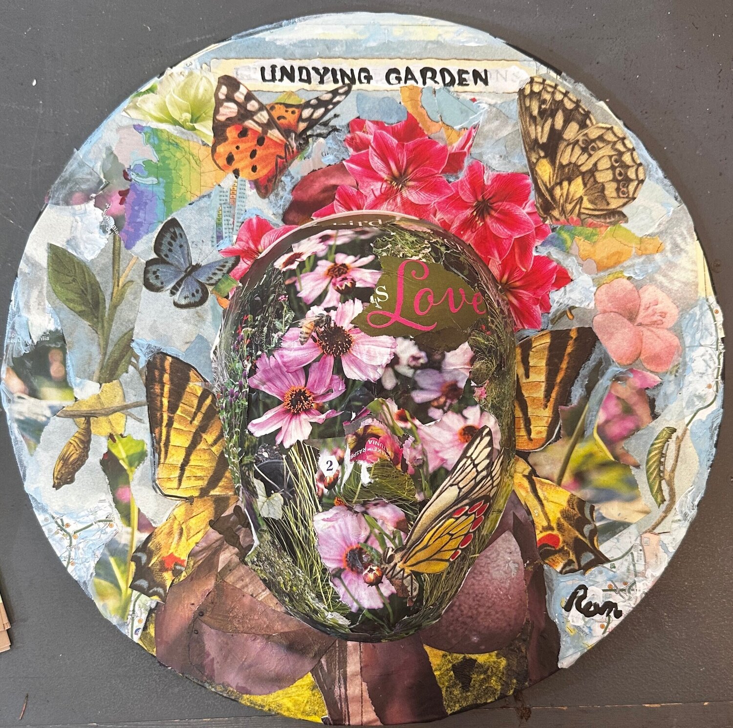 Undying Garden Ram Brisueño Original painting for sale