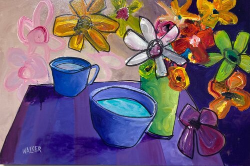 Afternoon Pick Me Up de Robin Walker, Pintura a la venta en Singulart