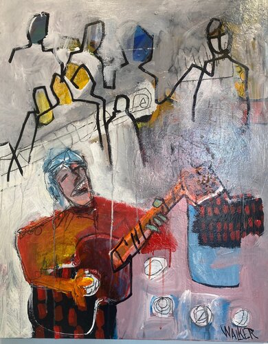 Open Mic de Robin Walker, Pintura a la venta en Singulart