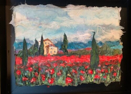 Poppy Fields by Ronni Jolles, 회화 for Sale on Singulart