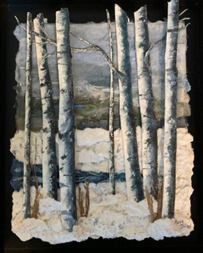 Winter Trees by Ronni Jolles, 회화 for Sale on Singulart