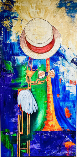 Hello Satchmo van Katharine Owens, Schilderij te koop op Singulart