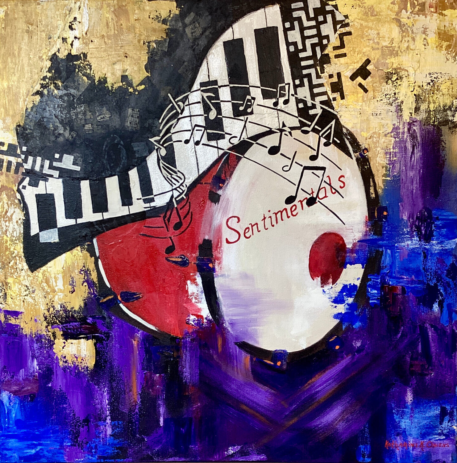 Sentimentals Katharine Owens Dipinto originale in vendita