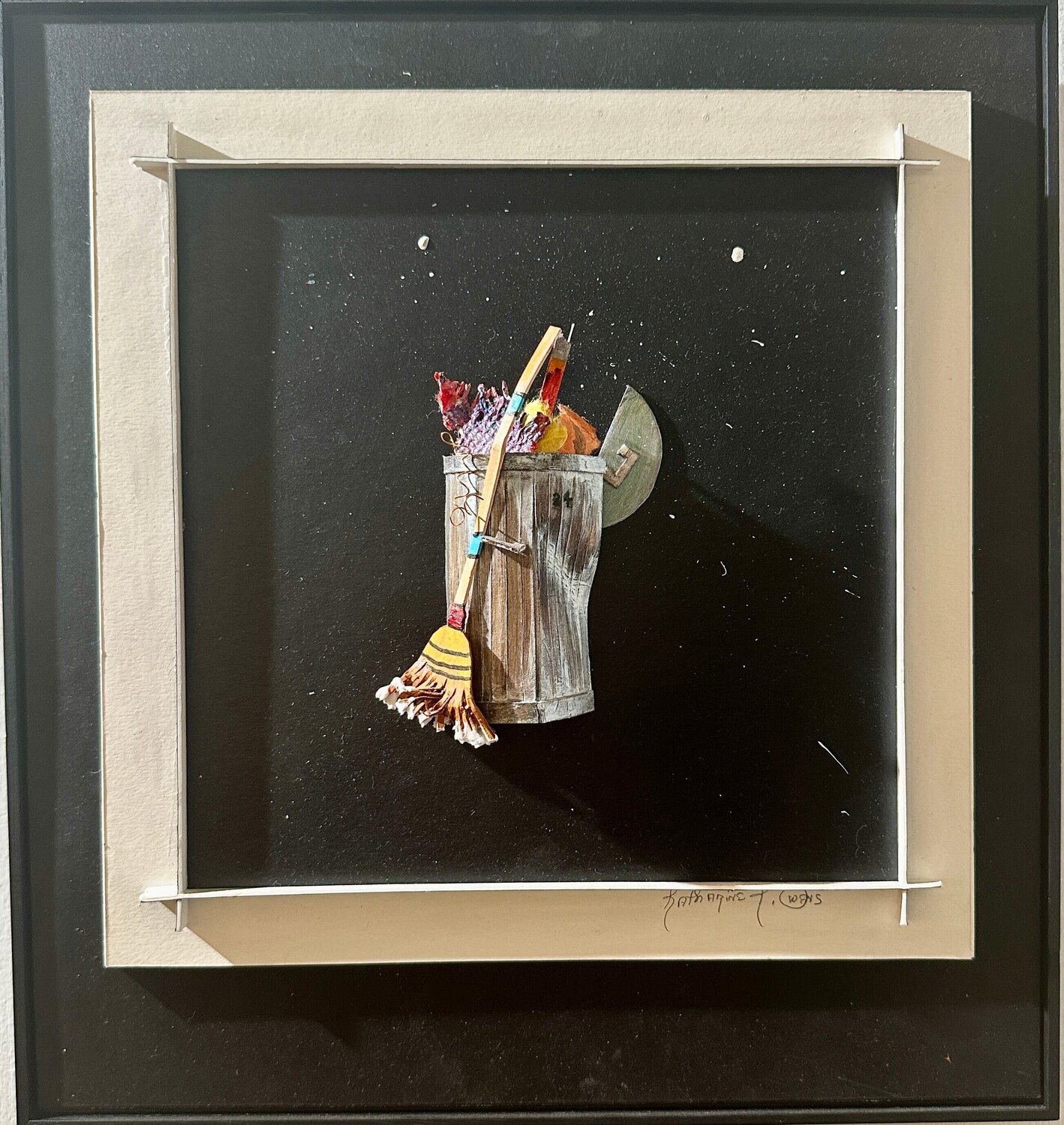 Trash Can #24 Katharine Owens Opera su carta in vendita