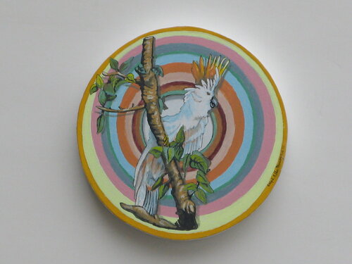 Sulfar-Crested Cockatoo offset #1a Ralph Allen Massey