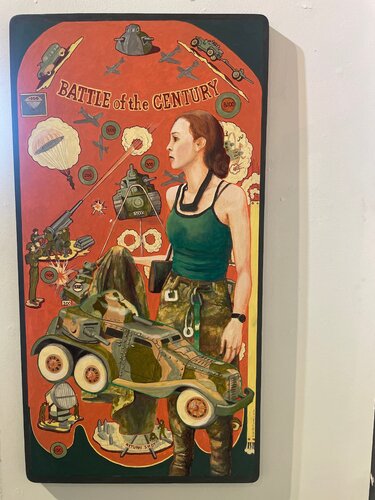 Battle of the Century, Rebeka par Ralph Allen Massey, Peinture en vente sur Singulart