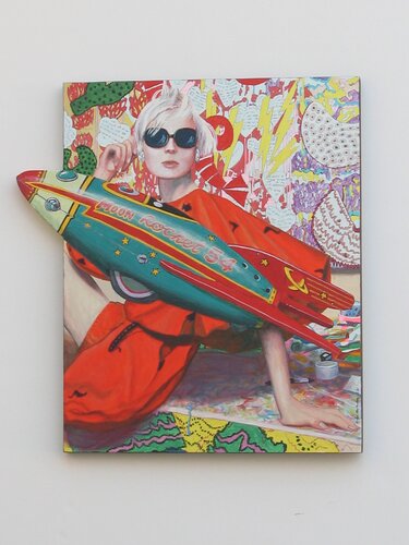 Fly Me To The Moon par Ralph Allen Massey, Peinture en vente sur Singulart