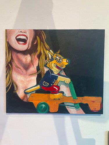 Scooter Cat von Ralph Allen Massey, Malerei kaufen auf Singulart
