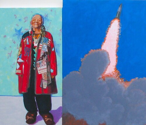 Inner & Outter Space by Ralph Allen Massey, Painting for Sale on Singulart