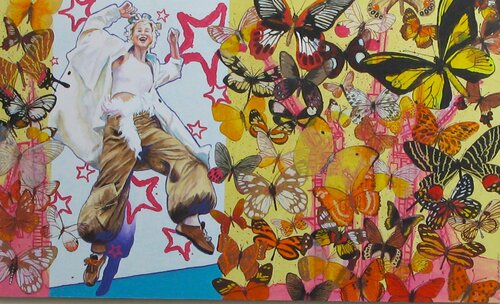 Butterfly Riot van Ralph Allen Massey, Schilderij te koop op Singulart